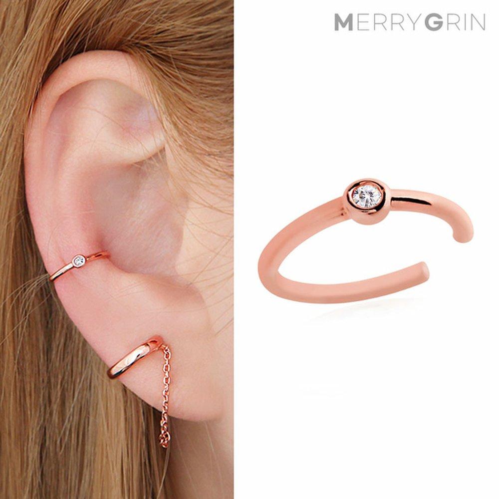 [Merry-Grin] (1+1) Sparkle Ear Cuff Bracelet One Side