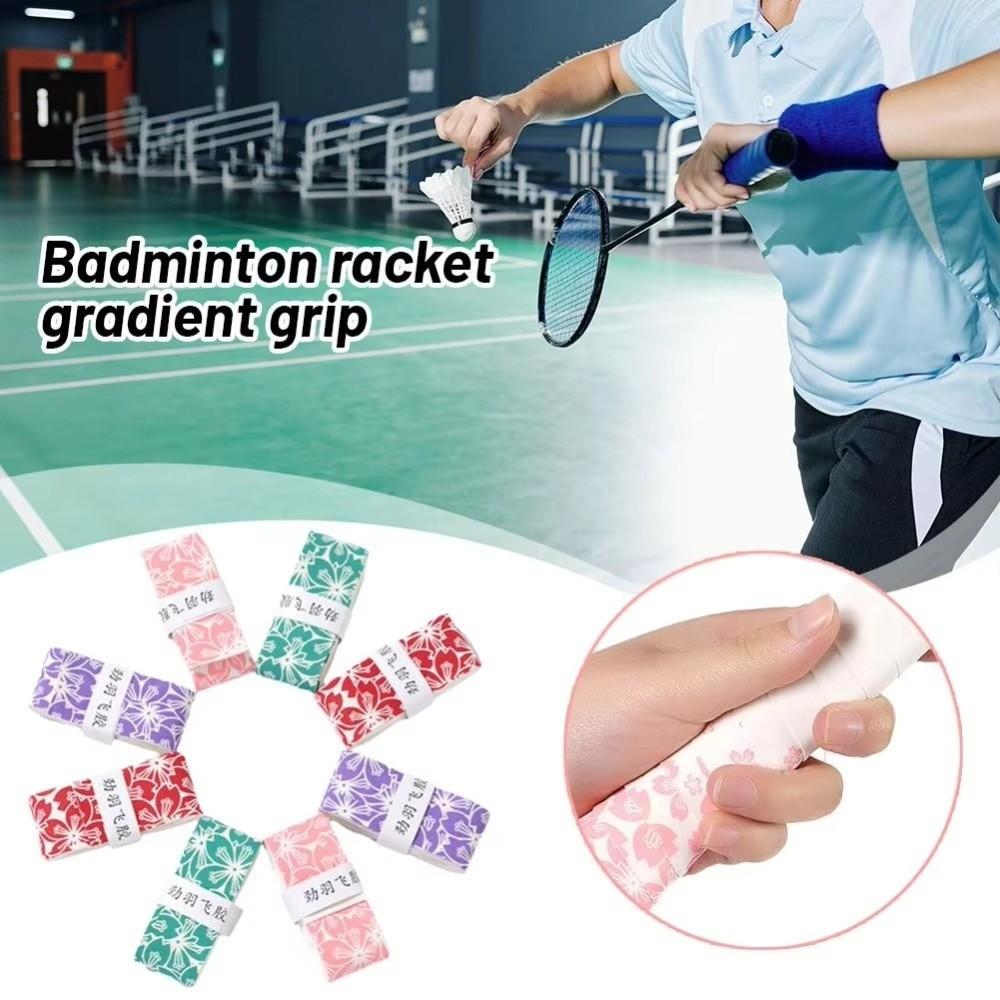 Sakura Print Badminton Racket Grips Wrap Non-Slip Tennis Racket Grip Tape  Racquet Supplies