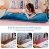 1Pcs Soft Flannel Long Pillow Case Large Size Comfortable Lover Sleeping Pillow Cover 120/150/180cm Bedding Body Pillowcase