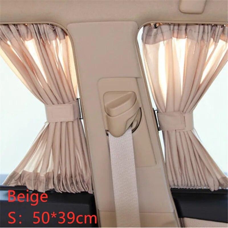 Universal Sunshade Car Curtain Car Side Window Sunshade Curtains Auto Windows Curtain Sun Visor Blinds Cover Car-Styling