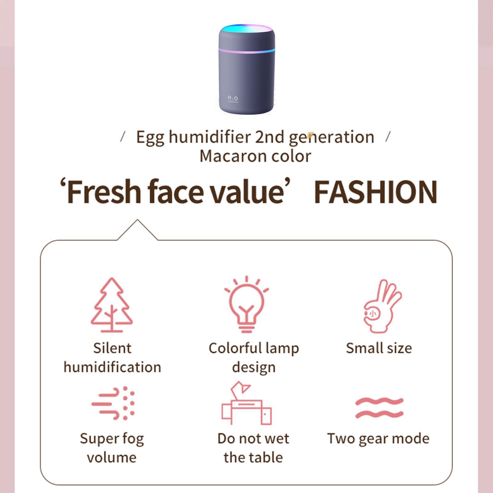 Car Humidifier 300ml Portable Aromatherapy Humidifier Car Interior Small   Purifier Atomizing Diffuser