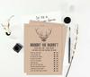 Inkdotpot Who Said it Game Mommy Or Daddy 50 Sheet Fun Baby Shower Game Gender Neutral Swamp Deer Rustic Kraft Party Supply