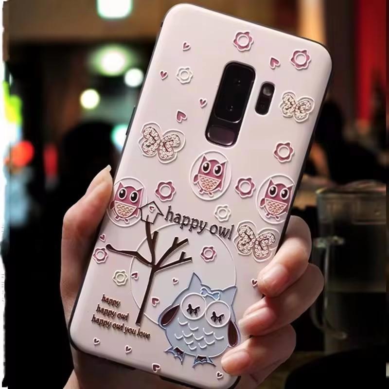 For Xiaomi Mi Mix 2s / Mix 3 / Mix 4 Case 3D Flower Relief Silicone Emboss Covers for Xiaomi Mi Mix 4 Case Mix4 Soft Cute Animal