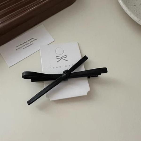 Leather Hair Clips Retro Bowknot Hairpins for Girls Sweet Barrettes Hairpin Hairgrips Women Fashion Hair Accessories Headwear