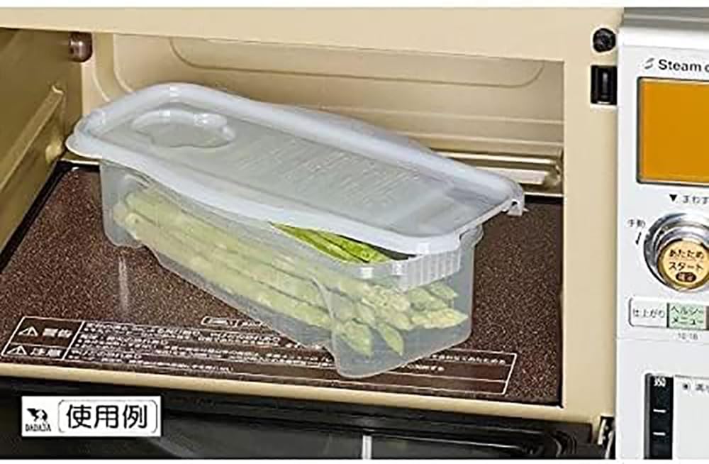 NEIGHBOR CLOWN Microwave de Pasta Pasta in the Microwave Made in Includes RC Sticker [Boil Microwave] Cooker, Time-Saving Cooker, 1.3L, Japan,