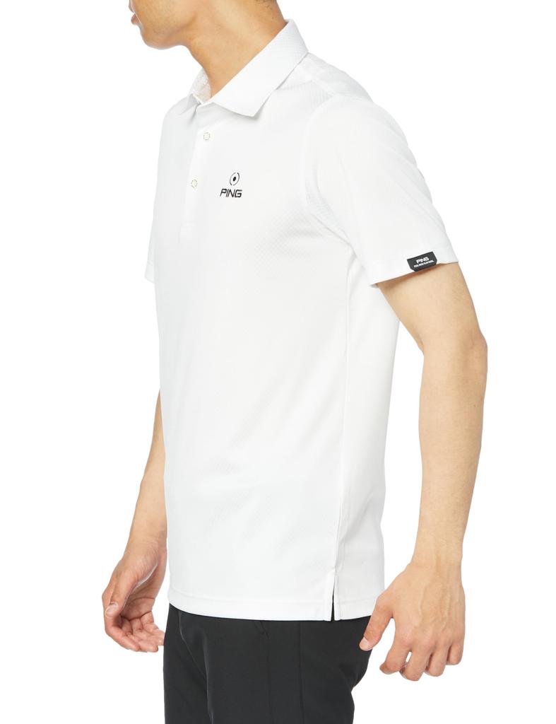Ping Apparel Short Sleeve Polo Shirt Golf Size 4L Men's (One-Point Logo, Stretch) / / 621-4160101 030_White,