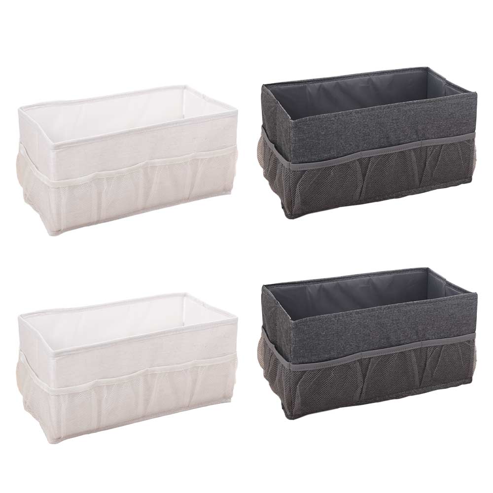 2Pcs Foldable Cosmetic Storage Box Large Capacity Sundry Storage Box  Living Room