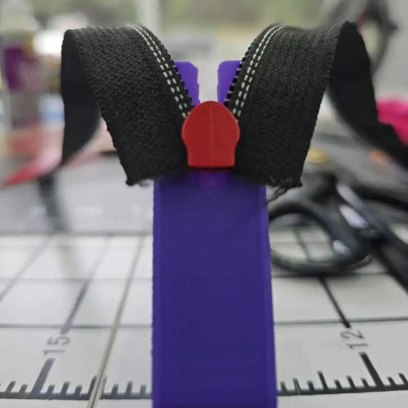 Plastic Zipper Jig Tool Portable Manual Sewing Zipper Installation Tool For Crafting Repair Pants Dress Clothes Jackets Bag