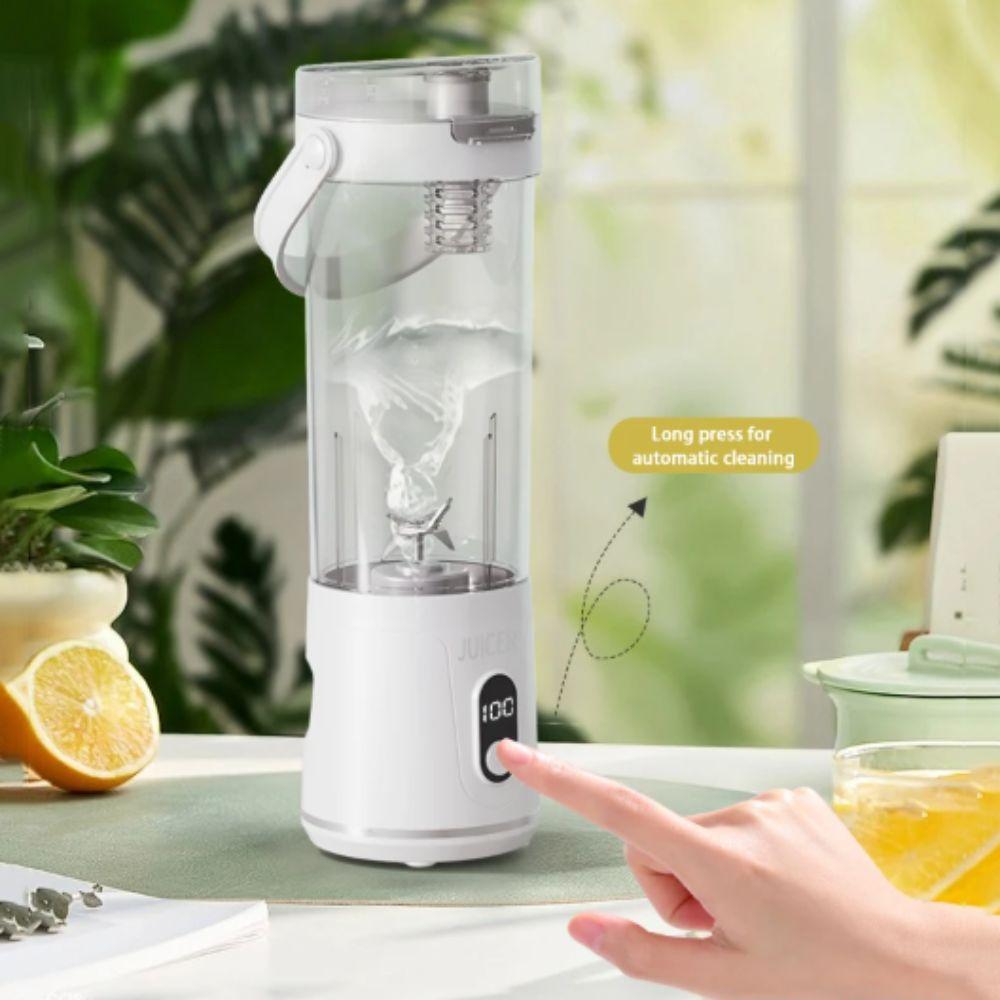 600ML Capacity Portable Blender USB Rechargeable Fruit Mixers Electric Juicer  Smoothie Making