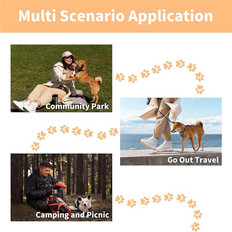 Mophe-Cuchara Portable for Dog Droppings with 3 Sanitary Bags, Pet-out-of-contact Waste Cleaner for Dog Walkers