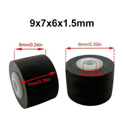 9x7x6x1.5mm Rubber Pinch Roller for Tape and Cassette Recorders
