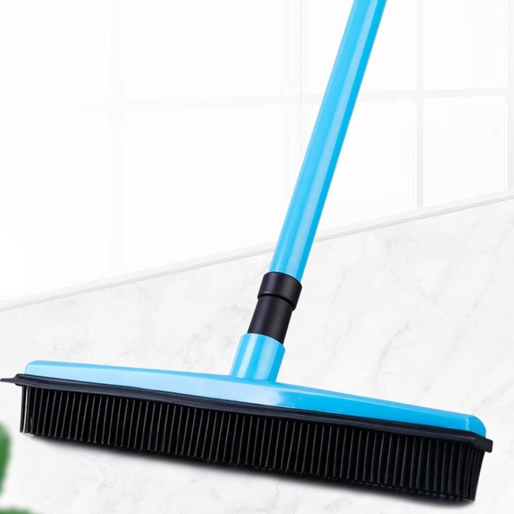 Telescopic Bristles Carpet Broom Hair Lint Removal Magic Clean Sweeper  for Dog and Cat Hair