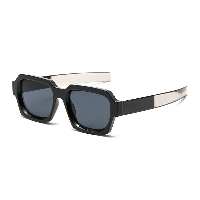 Classic Colorful Square Sunglasses  Fashion Retro Trend Street Shooting Versatile Accessories Party Hip Hop Glasses Female