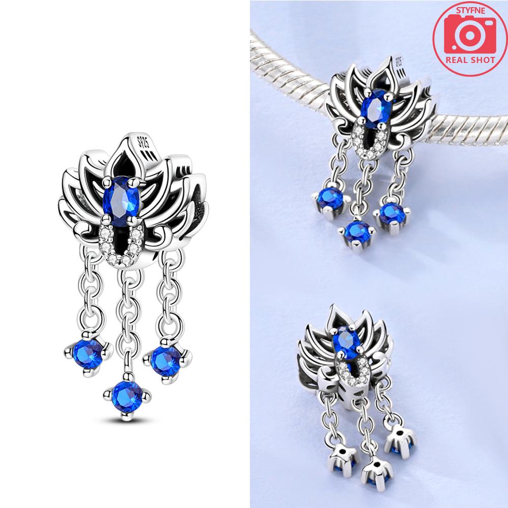 Charms Perles Lotus Creuses Couleurs Cuivre Compatibles Avec Bracelets Authentiques Bijoux Fins À Faire Soi-Même Cadeau Pour Femmes