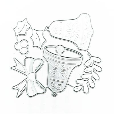Christmas Bow Embossing Cutting Dies Christmas Bells Die Cuts for Greeting Card Wedding Invitation Making Scrapbooking