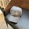 1pc Washed “Brooklyn” Embroidery Baseball Caps for Women,Breathable Korean Retro Style Unisex Trendy Summer Hats Sun Protection