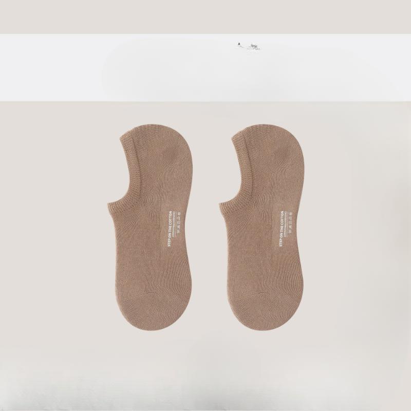 Summer Boat Socks for Women, Pure Cotton Invisible Socks, Thin Anti-slip, Non-dropping Heel, Boneless, Antibacterial and Deodorizing Socks