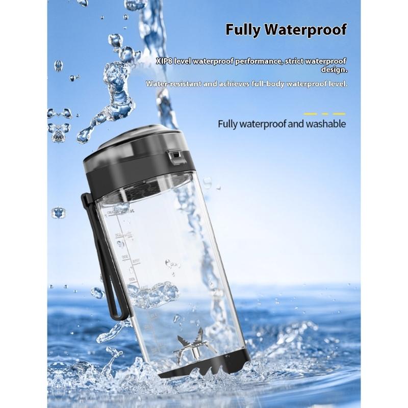 360W Portable Electric Blender Rechargeable Cordless Juicer Powerful Juicer Cup 700ml For Smoothie Juice Food Mixing