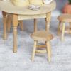 Sturdy 1:12 Miniature Dollhouse Durable Smooth Surface Handmade Chair Stool
