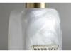 Hotel-Style Refillable Pump-Action Hand Sanitizer Bottle and Bathroom Shelf Tray Set