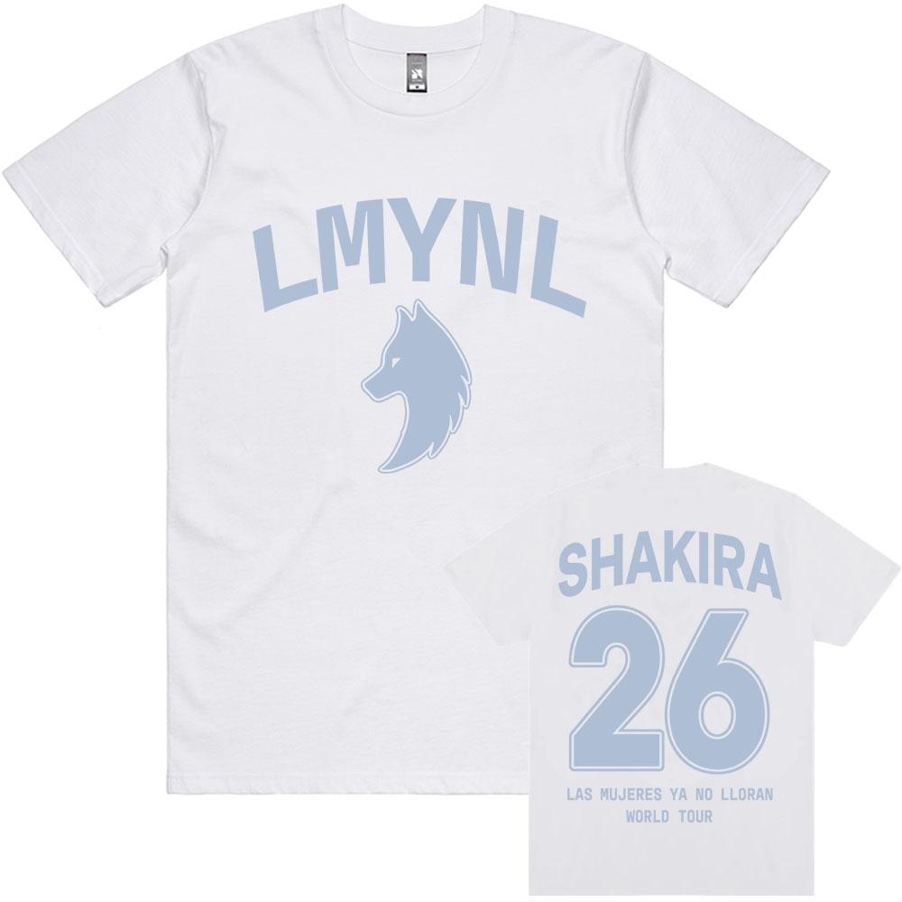 SHAKIRA Las Mujeres Ya No Lloran Tričko Krátký Rukáv Bavlna Unisex Streetwear Trička Kulatý Výstřih Módní Pánská/Dámská Trička Tričko s Potiskem