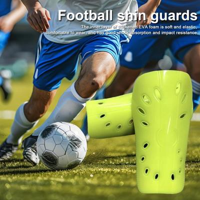 Fußball-Schienbeinschoner für Erwachsene und Kinder, atmungsaktiv, Wadenschutz, ergonomischer Schienbeinschoner