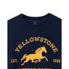 Yellowstone Mens Dutton Ranch Logo Short-Sleeved T-Shirt