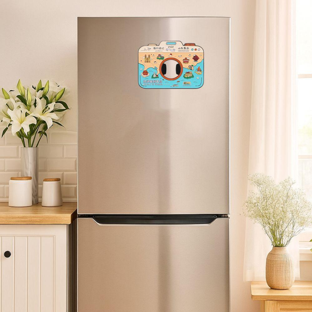 Pečený lak Samolepka na lednici Design scénických míst Turismus Otvírák Funkční dekorace