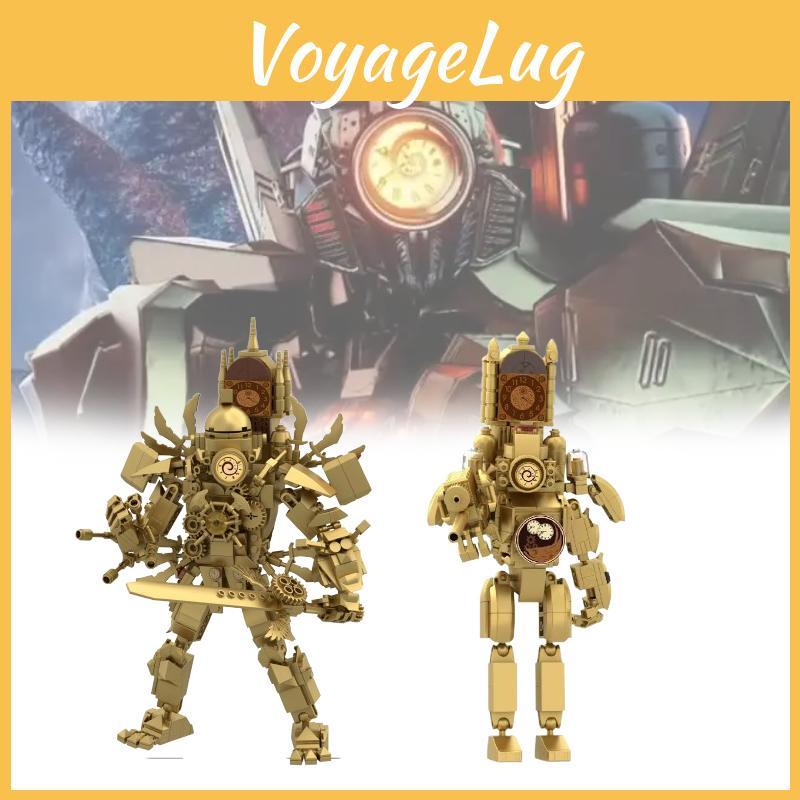 Skibidi Toilet Block Set With Abs Plastic Construction For Creative Building Enthusiasts