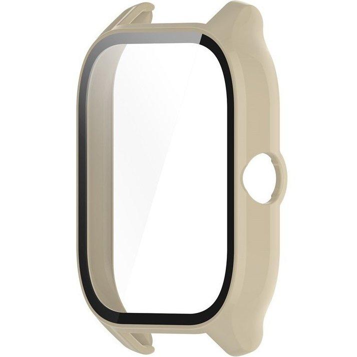 2in1 Case + Tempered Glass for Amazfit GTS 4, Beige