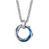 1Pcs Necklace For Men Hip-hop Three-ring Titanium Steel Does Not Fade Simple Refined Minor Personality Pendant Jewelry Gifts