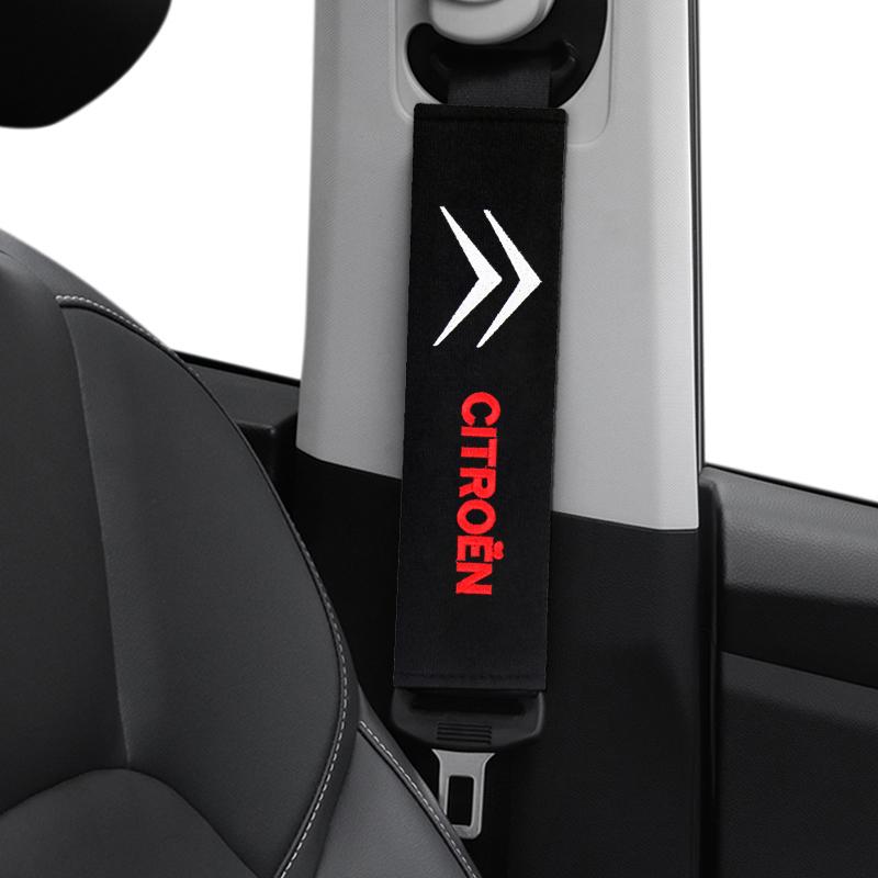 Auto-Nackenkissen Auto-Innenraum passend Sicherheitsgurtpolster Kopfstützenbezug Für Citroen C4 C3 C5 C1 C2 Berlingo C-Elysee C4-Picasso