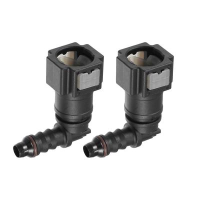 ABSOPRO Araba Yakıt Hattı Hortumu Hızlı Bağlantı Konektörü 90 Derece 5/16 İnç 7.89mm