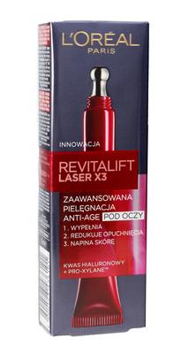 Loreal Revitalift Laser X3 Krem Po Oczy Anti-Age  15Ml