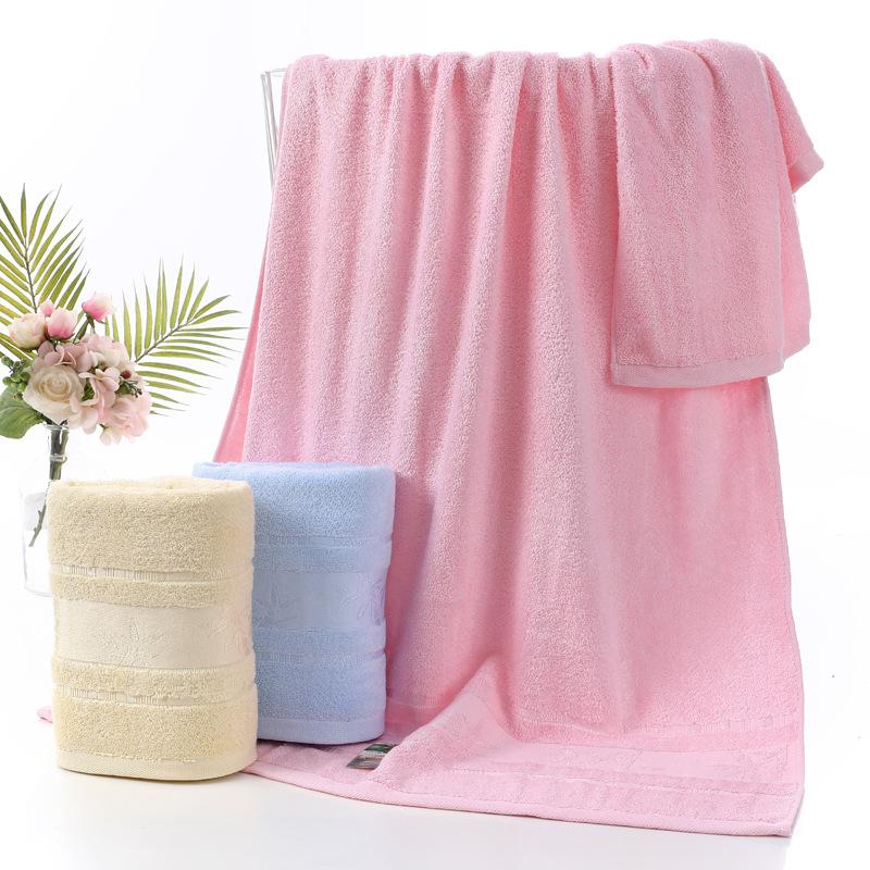 Bamboo Fiber Bath Towel for Adult Men and Women, Thickened and Absorbent Without Shedding Hair, Gift Bath Towel
