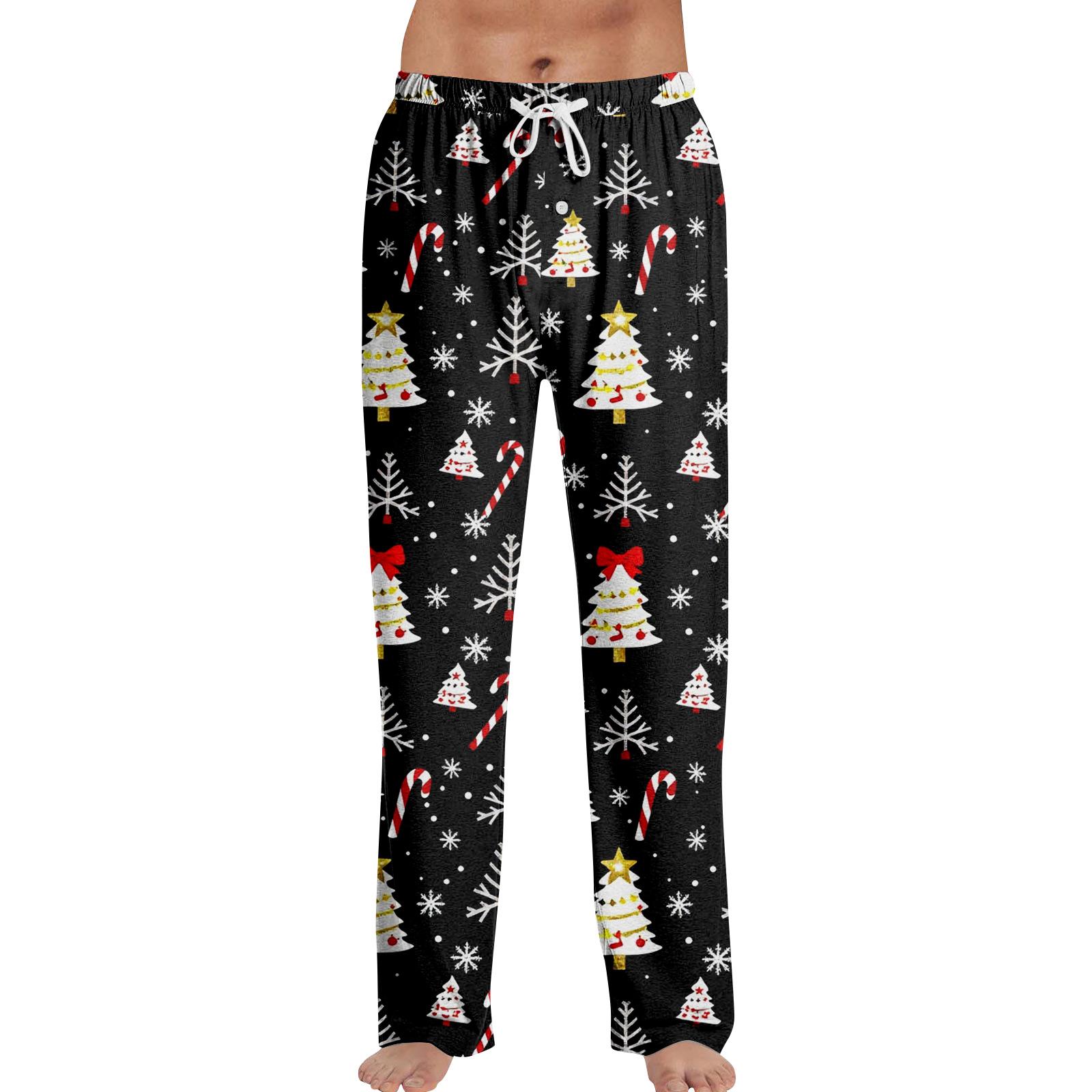 

Аніме Піжамні штани Одяг для сну Повсякденні штани на шнурку з еластичною талією Зручні прямі вільні штани для йоги S Темно-синій