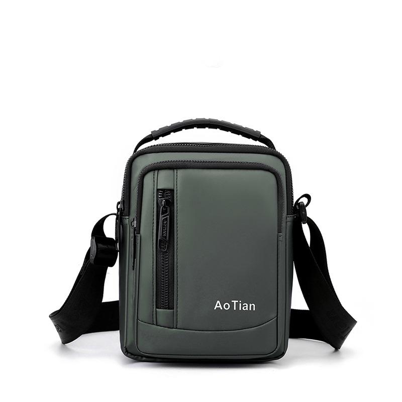 Men's Shoulder Bag, Business and Leisure Oxford Cloth Diagonal Cross Small Backpack