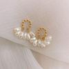 2025 Retro-Inspired Imitation Pearl Earrings: Niche Light Luxury Ear Studs & Pendants