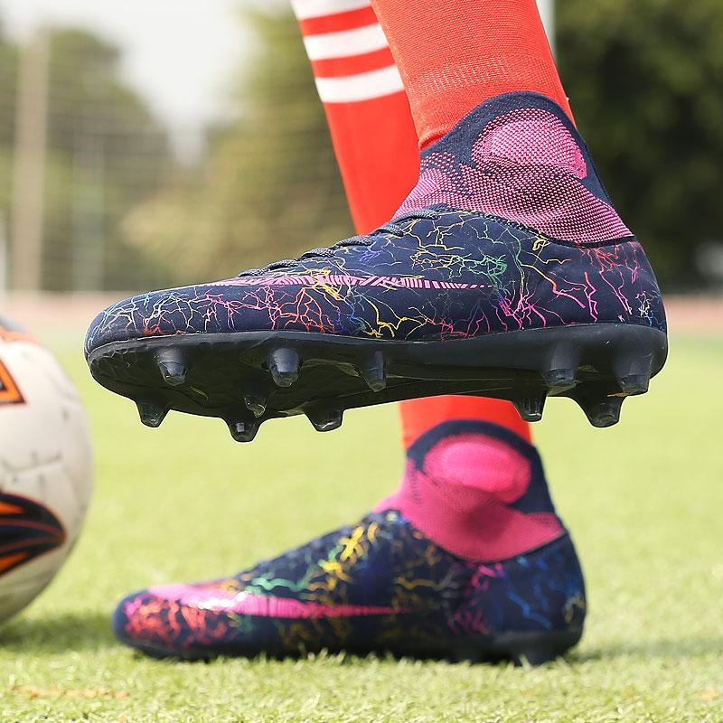 Мужские футбольные бутсы TF/FG Футбольные бутсы для игры на траве с противоскользящим — фото 4