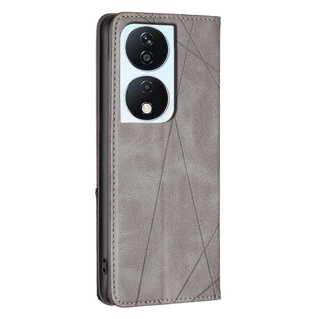 For Honor X7b 4G/90 Smart Phone Case Imprinted PU Leather Cover with Card Holder