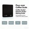 3kg/0.1g High-precision Electronic Coffee Scale with Timer LED Display USB Charging Professional Kitchen Scale Coffee Tools