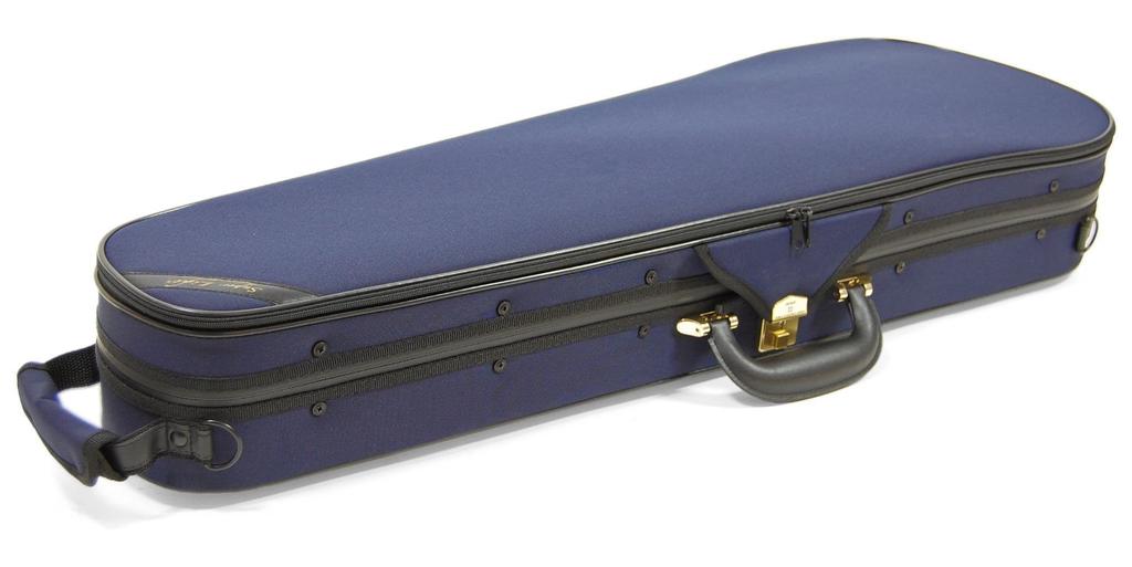 Super Light Triangular Shaped Violin Case, Blue