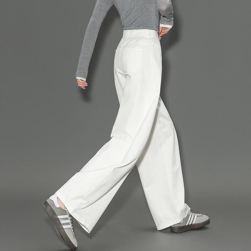Demana Cloud Oxygen Cotton Wide-Leg Casual Pants