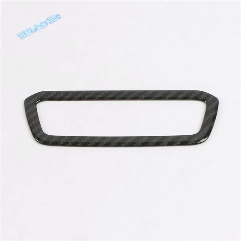 Safety Seat Belt Buckle / Pillar B / Gear Shift Box Panel Cover Trim For BMW X5 G05 X7 - Carbon Fiber Look Interior