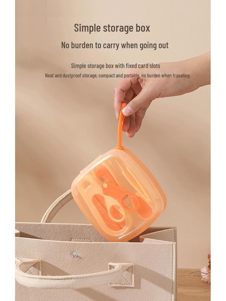 Newborn Safety Baby Nail Scissors Set – Anti-Pinch Design for Infants
