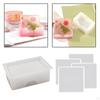 3.5 Inch Resin Coaster , 4 Epoxy Silicone with Holder for Making Ornaments, Kids,