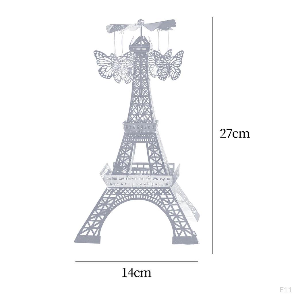 Figurine Rotating Candlestick Tabletop Centerpiece Wedding Gift Elegant