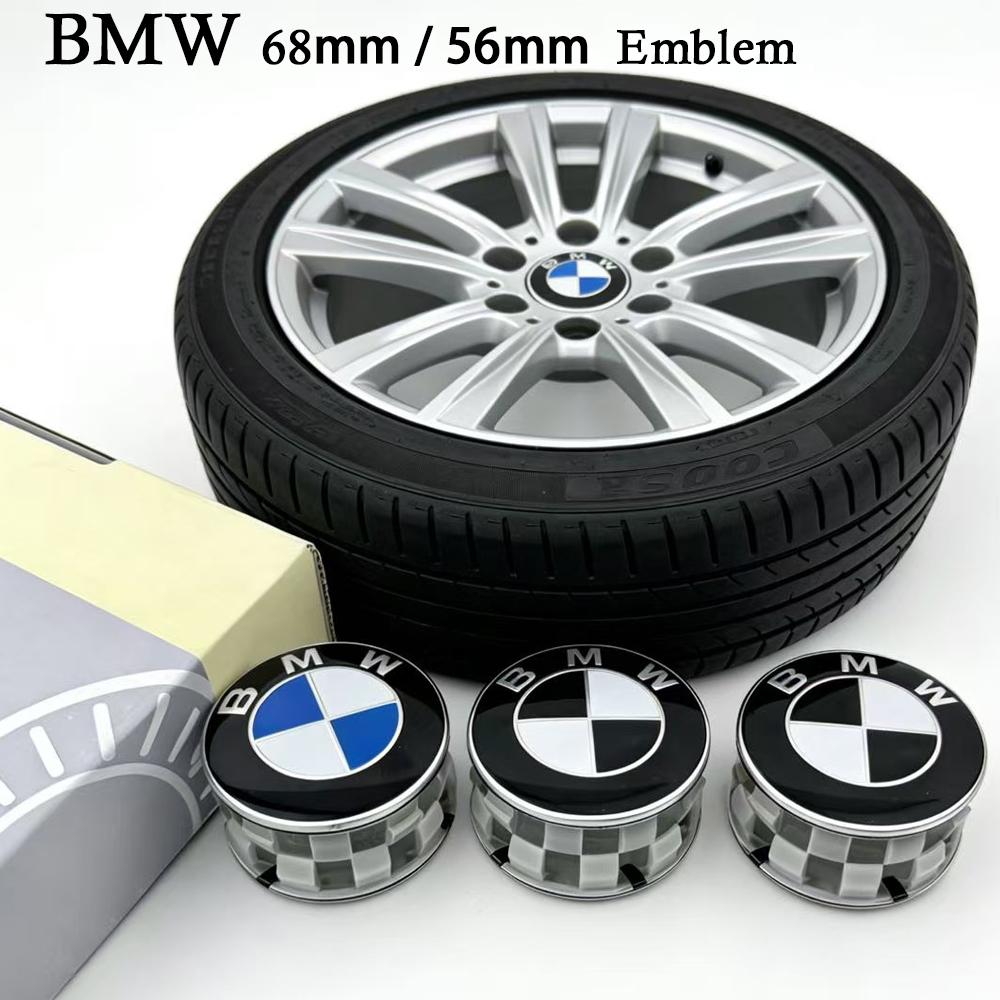 For BMW 5G31ABS 4Pcs 68mm 56mm For Bmw Min E36 F20 E46 E39 E38 E90 E60 E87 E34 E53 X3 X5 X6 M2 M Accessories Car Wheel Center Hub Caps Cover