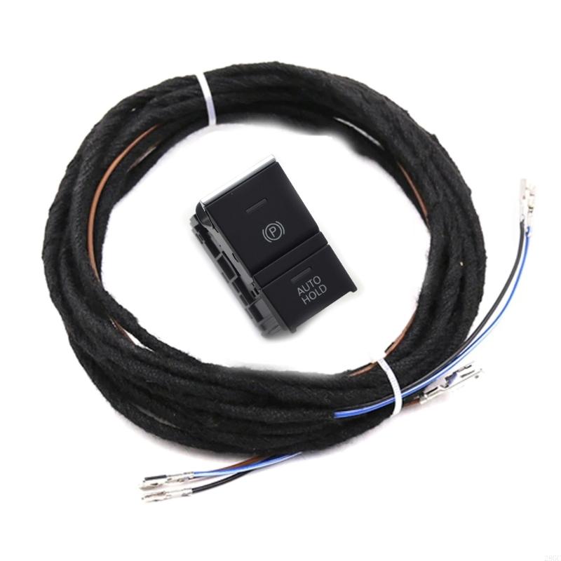 28GC Car Parking Hand Brake Control Switches with Cable Auto Hold Button 17G927225 Accessories