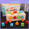 Wooden Building Preschool Blocks Number Shape Sorting Early Cognitive Skills